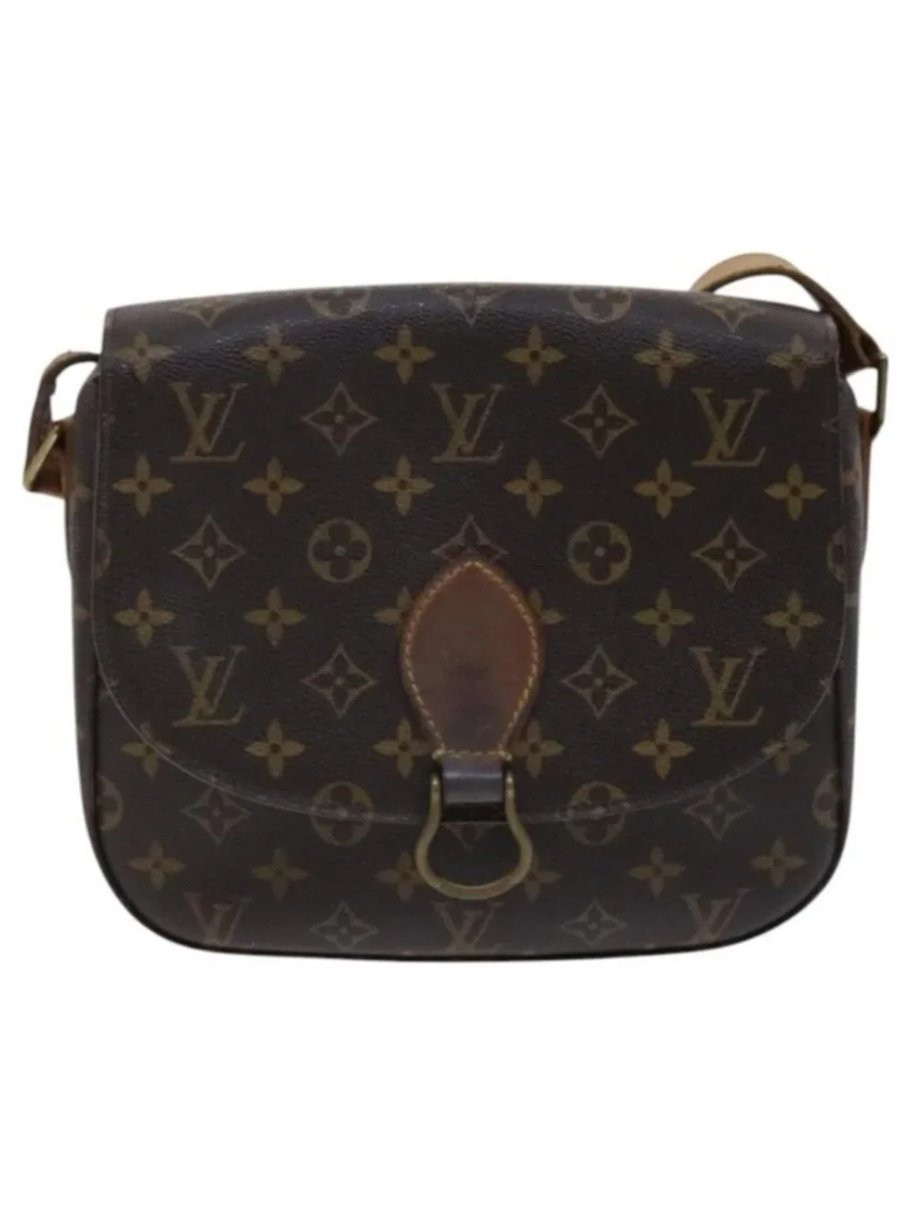 Authentic LOUIS VUITTON Monogram Saint Cloud GM Shoulder Bag M51242 LV
